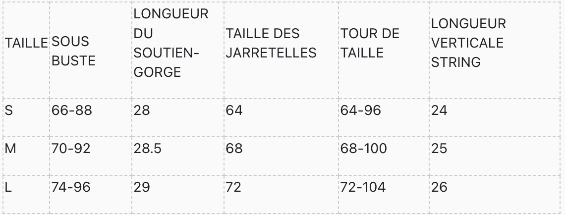 Porte-jarretelles : Captive éternelle