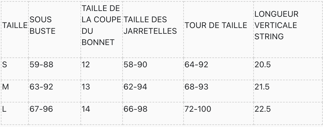 Porte-jarretelles : Coeur séduisant