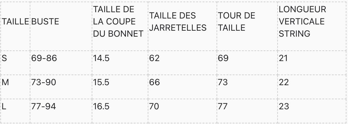 Porte-jarretelles : Élégance contrastée